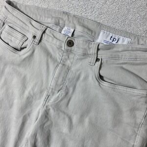 TPJ The Perfect Jean Pants Mens 36/28 Gray Athletic Fit Stretch J09V35MK